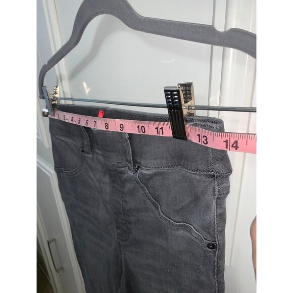 SPANX‎ Women's Distressed Ankle Skinny Jeans Gray Size Small - Picture 6 of 7
